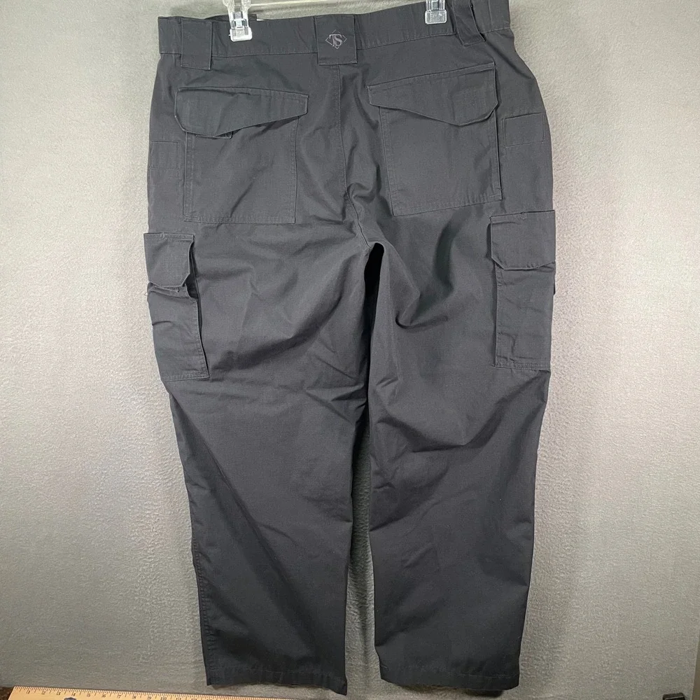 TRU-SPEC Mens Cargo Pants Gray 40x30 Polyester Cotton Blend Tactical Work‎